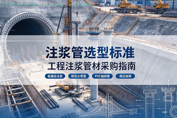 大观注浆管选型标准