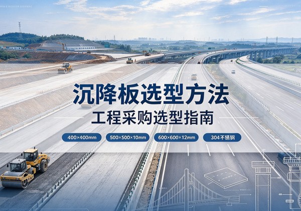 大观沉降板选择方法